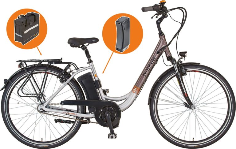 Prophete E-Bike Geniesser pro inkl. Ersatzakku & Seitentasche