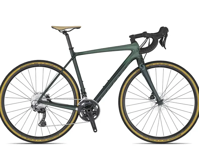 Scott Addict Gravel 30 dark green metalic/chamo gree