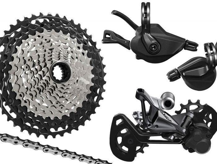 Shimano XTR M9100 2×12-fach Upgrade-Kit 10-45 Schelle
