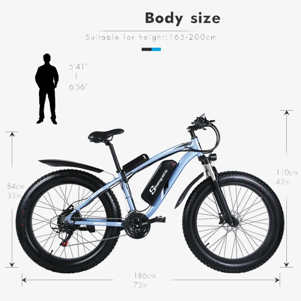 Smart E50 Elektrofahrrad Mountainbike Fatbike Klappbar E-Faltrad – Bild 2