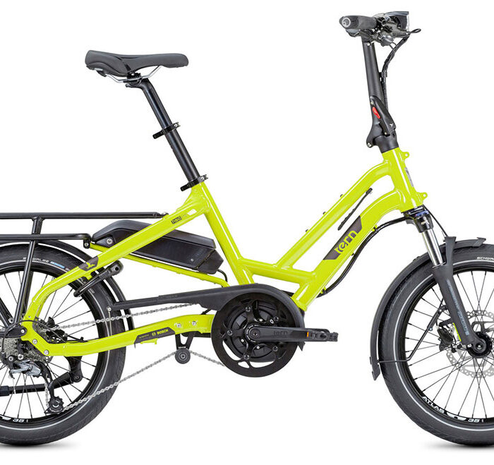 TERN HSD P9 Elektro-Lastenfahrrad Gelb 2022